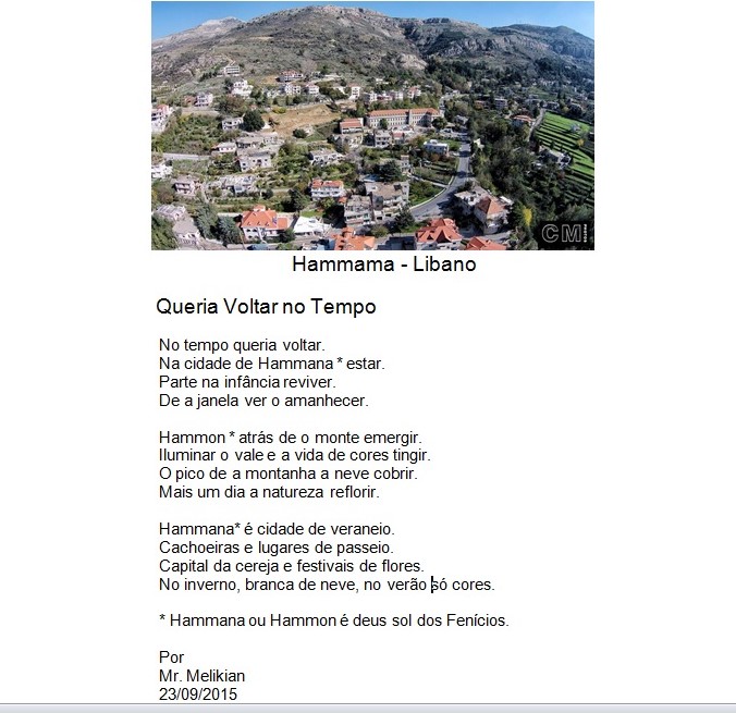 to tempo queria voltar